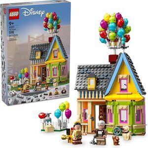 NEW Lego Disney Pixar UP House Building Set Toy with Balloons Movie Kit 43217 Br